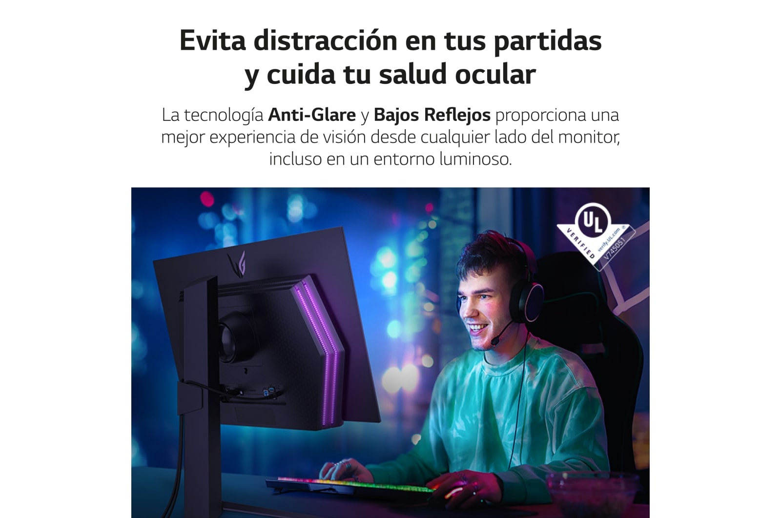 LG UltraGear? de 27 pulgadas Monitor Gaming OLED QHD de 240Hz | 0.03ms de tiempo de respuesta, Compatible con G-SYNC?, FreeSync? Premium, 27GR95QE-B