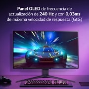 LG UltraGear? de 27 pulgadas Monitor Gaming OLED QHD de 240Hz | 0.03ms de tiempo de respuesta, Compatible con G-SYNC?, FreeSync? Premium, 27GR95QE-B