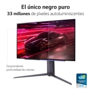 LG UltraGear? de 27 pulgadas Monitor Gaming OLED QHD de 240Hz | 0.03ms de tiempo de respuesta, Compatible con G-SYNC?, FreeSync? Premium, 27GR95QE-B