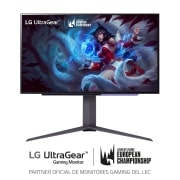 LG UltraGear? de 27 pulgadas Monitor Gaming OLED QHD de 240Hz | 0.03ms de tiempo de respuesta, Compatible con G-SYNC?, FreeSync? Premium, 27GR95QE-B