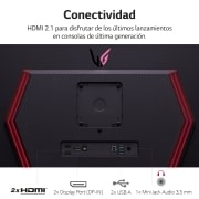 LG UltraGear? de 27 pulgadas Monitor Gaming OLED QHD de 240Hz | 0.03ms de tiempo de respuesta, Compatible con G-SYNC?, FreeSync? Premium, 27GR95QE-B