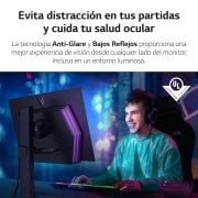 LG UltraGear? de 27 pulgadas Monitor Gaming OLED QHD de 240Hz | 0.03ms de tiempo de respuesta, Compatible con G-SYNC?, FreeSync? Premium, 27GR95QE-B