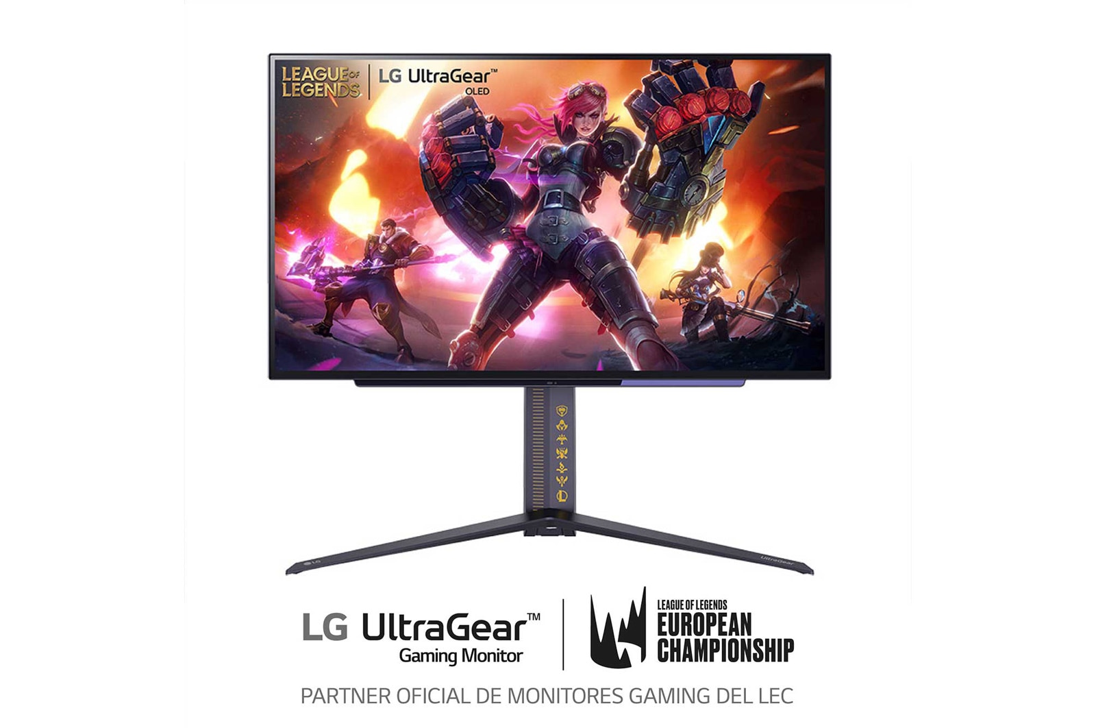LG UltraGear? de 27 pulgadas Monitor Gaming OLED QHD de 240Hz | 0.03ms de tiempo de respuesta, Compatible con G-SYNC?, FreeSync? Premium, 27GR95QL-B