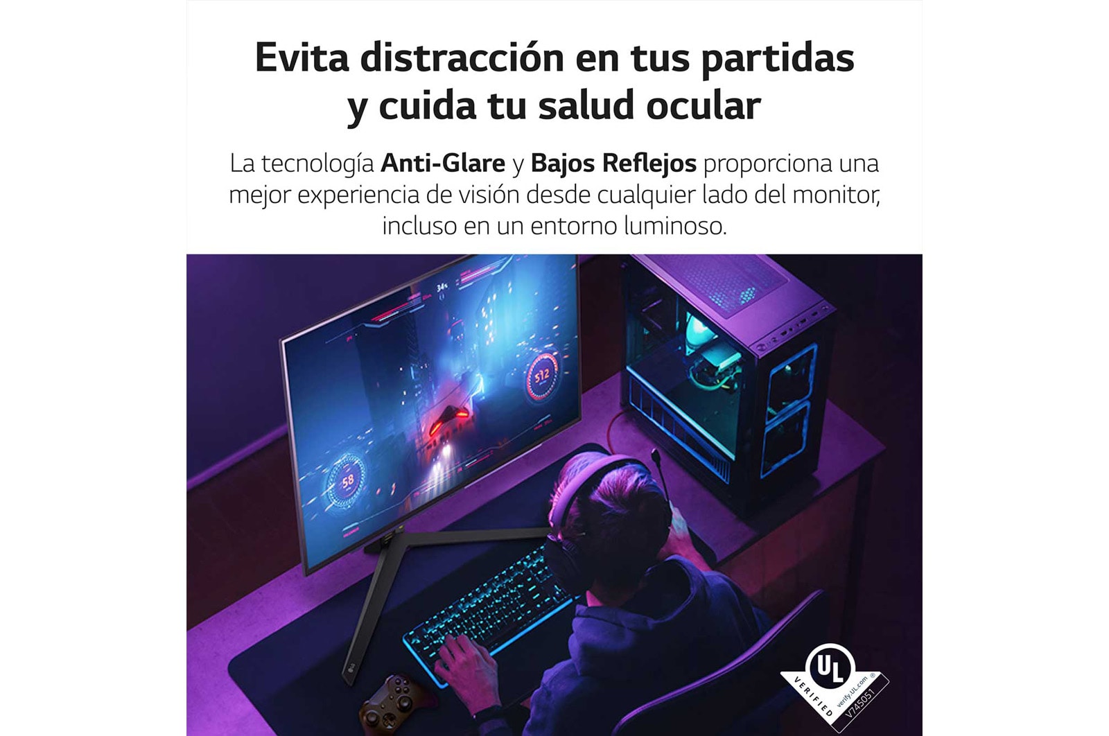 LG UltraGear? de 27 pulgadas Monitor Gaming OLED QHD de 240Hz | 0.03ms de tiempo de respuesta, Compatible con G-SYNC?, FreeSync? Premium, 27GR95QL-B