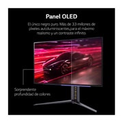 LG UltraGear? de 27 pulgadas Monitor Gaming OLED QHD de 240Hz | 0.03ms de tiempo de respuesta, Compatible con G-SYNC?, FreeSync? Premium, 27GR95QL-B