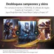 LG UltraGear? de 27 pulgadas Monitor Gaming OLED QHD de 240Hz | 0.03ms de tiempo de respuesta, Compatible con G-SYNC?, FreeSync? Premium, 27GR95QL-B