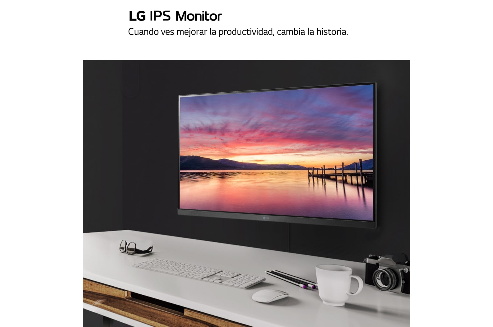 LG Monitor LG IPS: 1920 x 1080, 250 cd/m2, 3000:1, diag. 68.6 cm, FreeSync. Entrdas: 1xHDMI1.4, 1xD-Sub, VESA 100 x 100 mm, 27MR400-B
