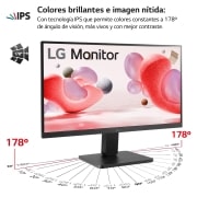 LG Monitor LG IPS: 1920 x 1080, 250 cd/m2, 3000:1, diag. 68.6 cm, FreeSync. Entrdas: 1xHDMI1.4, 1xD-Sub, VESA 100 x 100 mm, 27MR400-B