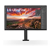 LG Monitor QHD LG Ergo? (Panel IPS: 2560 x 1440p, 16:9, 350cd/m2, 1000:1, sRGB >99%, 75Hz, 5ms); diag. 68,47cm; entradas: HDMI x2, DP x1, USB-A x2, USB-C x1 (P,D, 60W); altavoces 5W ; marcos ultrafinos, G, 27QN880P-B