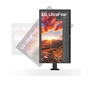 LG Monitor QHD LG Ergo? (Panel IPS: 2560 x 1440p, 16:9, 350cd/m2, 1000:1, sRGB >99%, 75Hz, 5ms); diag. 68,47cm; entradas: HDMI x2, DP x1, USB-A x2, USB-C x1 (P,D, 60W); altavoces 5W ; marcos ultrafinos, G, 27QN880P-B