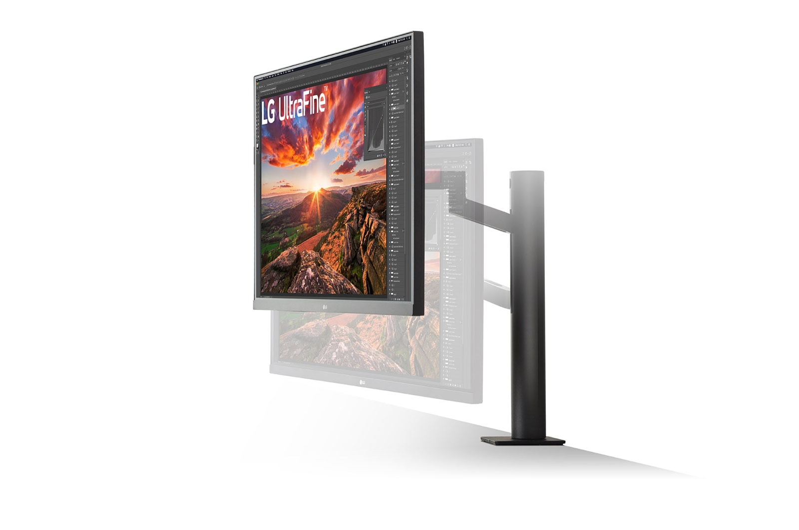 LG Monitor QHD LG Ergo? (Panel IPS: 2560 x 1440p, 16:9, 350cd/m2, 1000:1, sRGB >99%, 75Hz, 5ms); diag. 68,47cm; entradas: HDMI x2, DP x1, USB-A x2, USB-C x1 (P,D, 60W); altavoces 5W ; marcos ultrafinos, G, 27QN880P-B