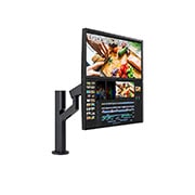 LG Monitor LG DualUp Ergo (Panel NanoIPS SDQHD 16:18 (2560 x 2880), 300nits, 1000:1, DCI-P3>98%); entr.: HDMIx2, DPx1, USB-Cx1; Modo (2PBP) con KVM integrado, Altavoces estéreo 7W, soporte Ergo , 28MQ780-B
