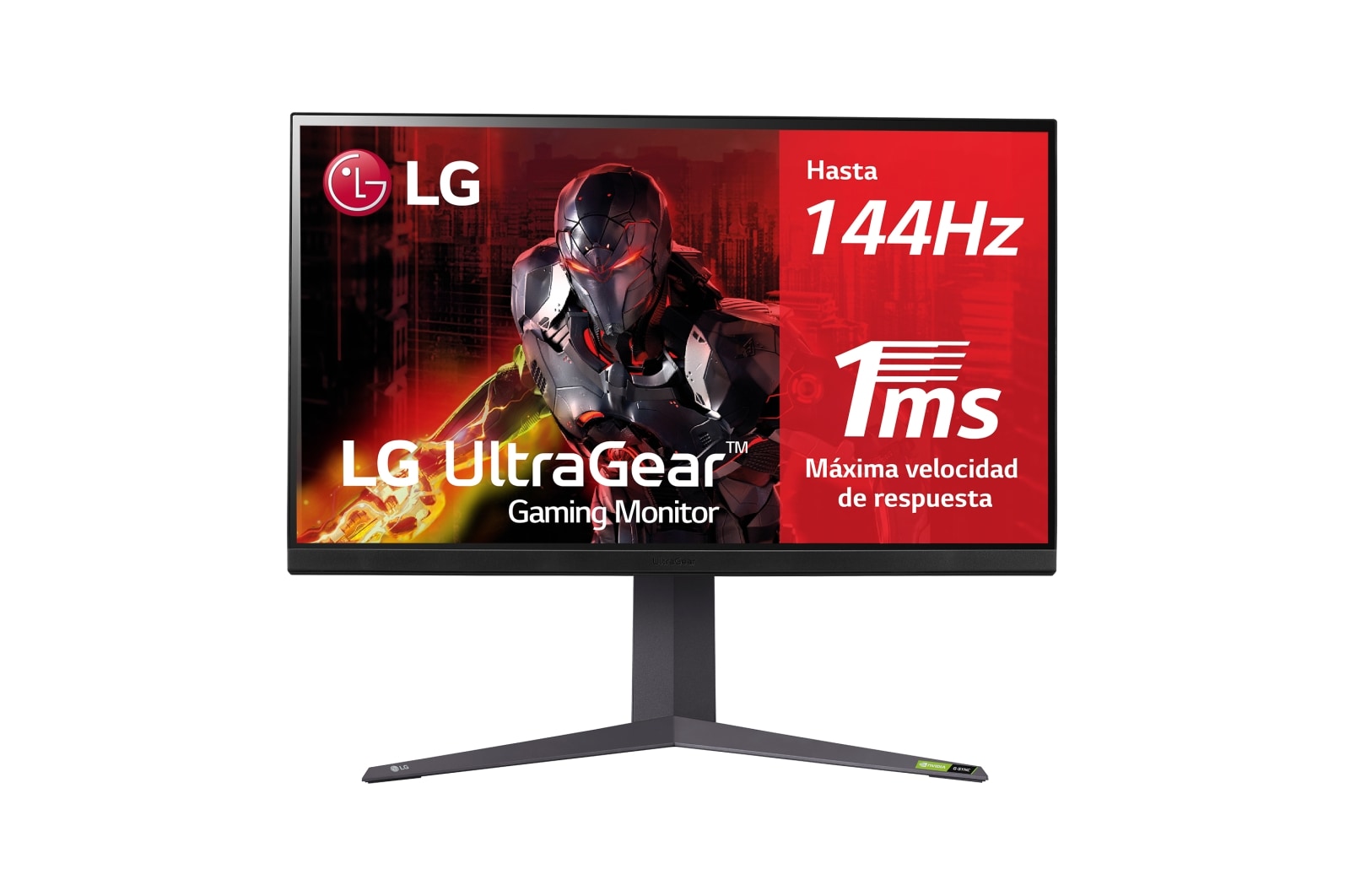 LG UltraGear? de 32 pulgadas Monitor Gaming 4K de 144Hz | 1ms tiempo de respuesta, Compatible con G-SYNC?, FreeSync? Premium, 32GR93U-B