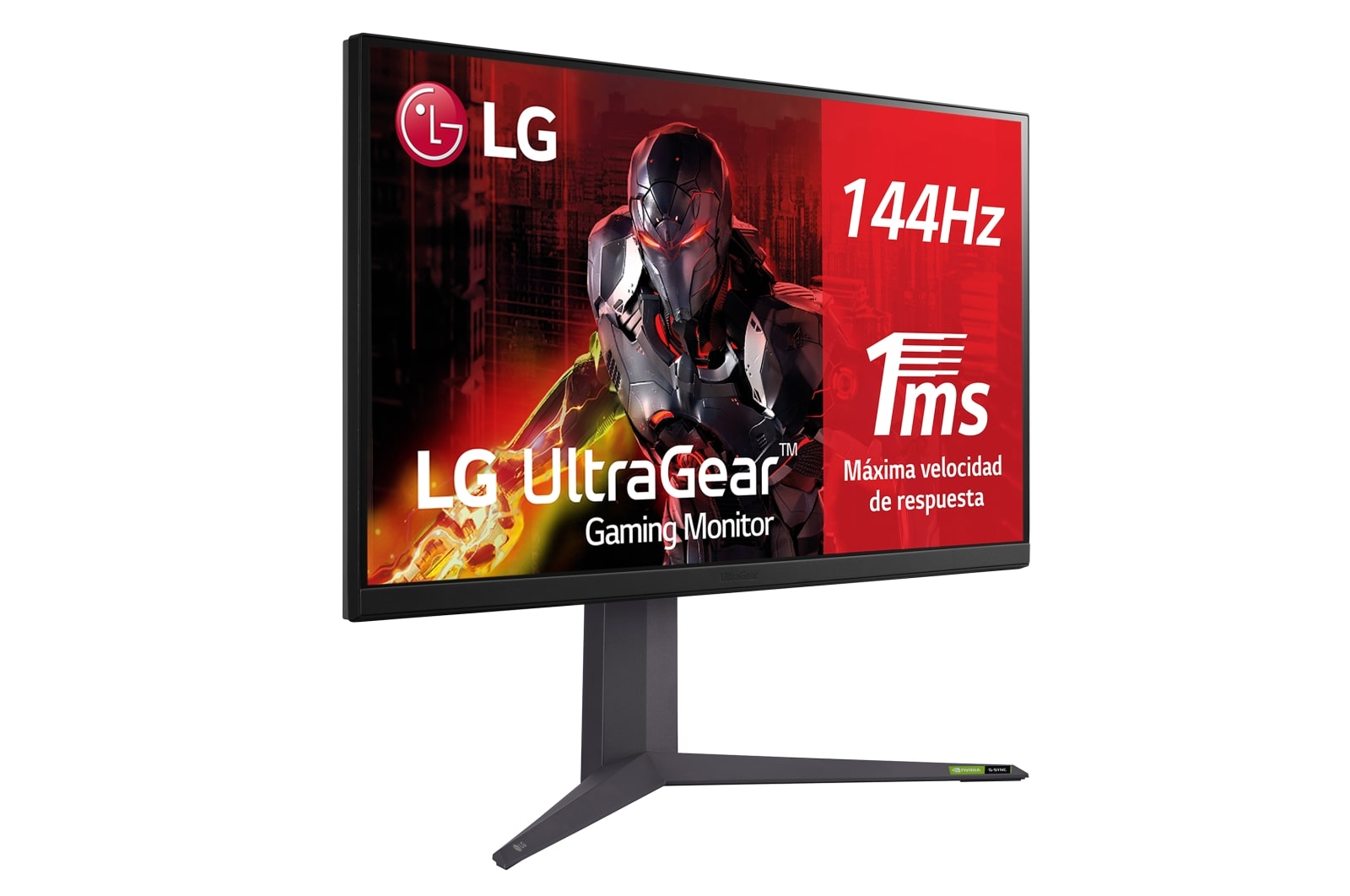 LG UltraGear? de 32 pulgadas Monitor Gaming 4K de 144Hz | 1ms tiempo de respuesta, Compatible con G-SYNC?, FreeSync? Premium, 32GR93U-B