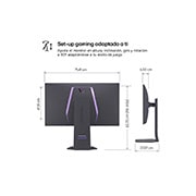 LG Monitor gaming UltraGear? OLED 4K UHD 240Hz de 32 pulgadas | 0,03ms (GtG), compatible con G-SYNC?, FreeSync? Premium Pro, 32GS95UW-B.EEU