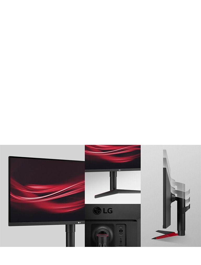 Dise?o ergonómico combinado con el soporte con un solo clic y los ajustes de altura e inclinación.