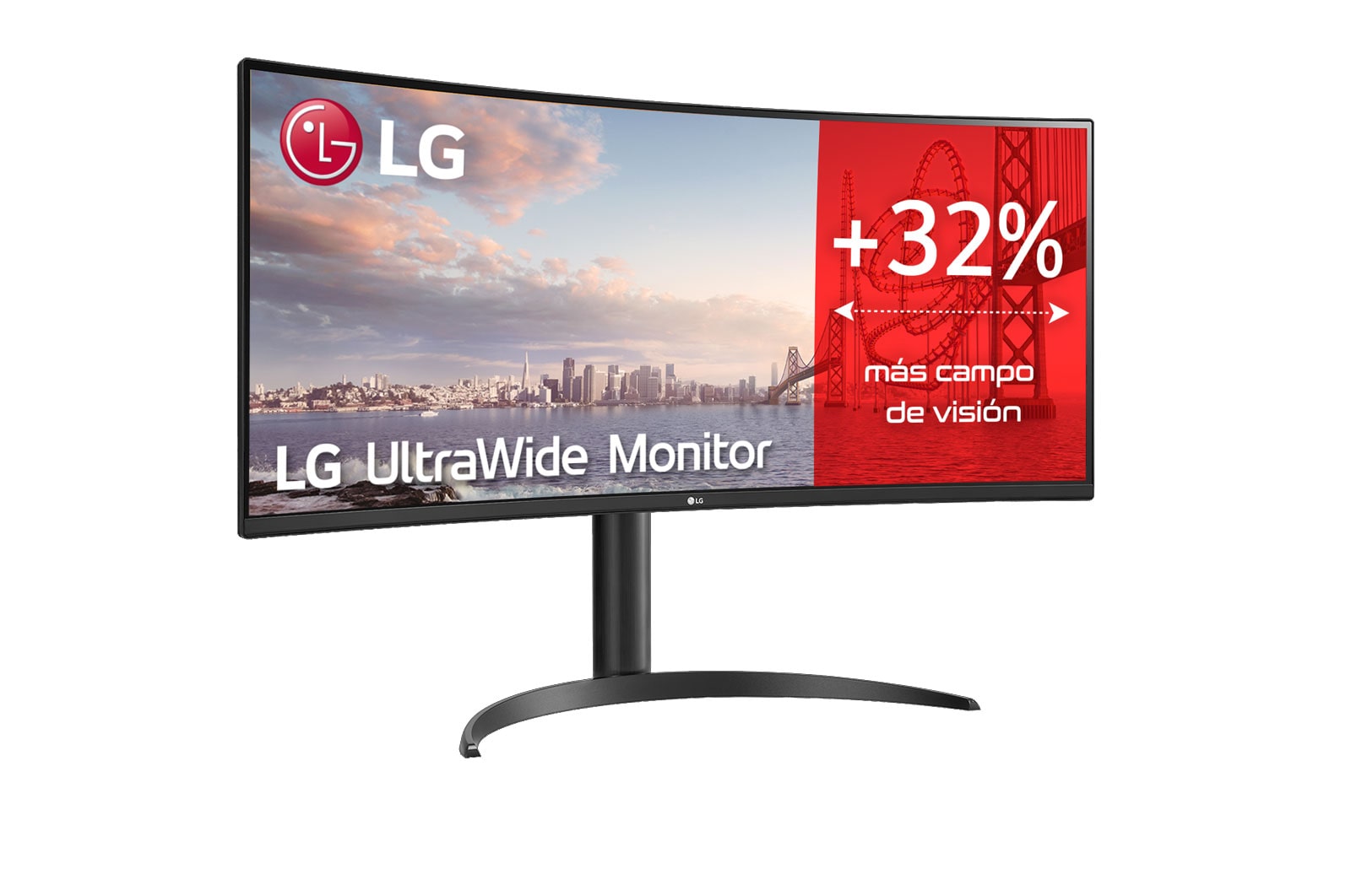 LG Monitor Ultrapanorámico 21:9 LG UltraWide (Panel VA: 3440x1440, 160Hz, 300cd/m2, 3000:1, sRGB>99%, curvo); AMD FreSync? Premium; 5ms (1ms con MBR); HDR10; Estabilizador de Negros; USB Type-C?., 34WP75CP-B