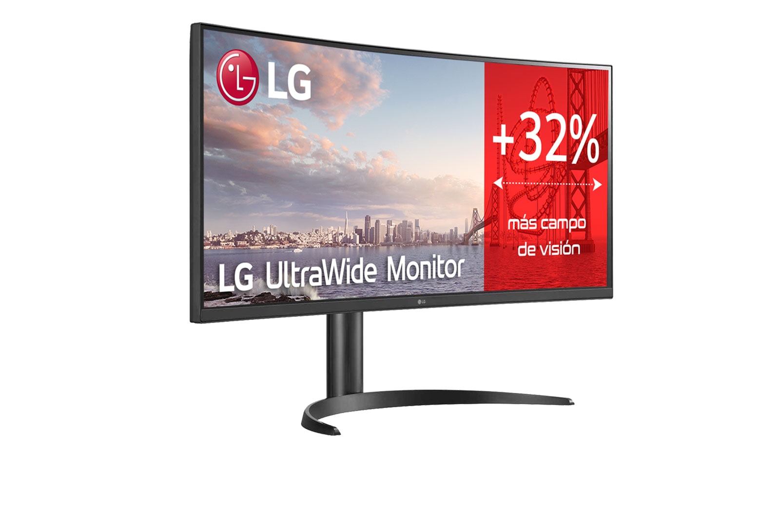 LG Monitor Ultrapanoramico 21:9 LG UltraWide (Panel IPS:3440x1440, 300cd/m2, 1000:1, sRGB >99%); diag. 86,42cm; entr.: HDMIx2; RJ45; 2PBP; Ajust. en inclinación., 34WQ75C-B