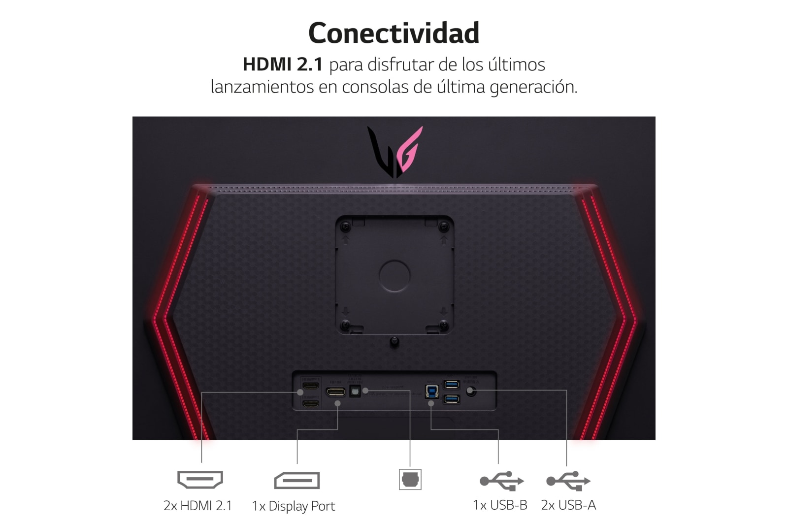 LG UltraGear? de 45 pulgadas Monitor Gaming Curvo OLED WQHD de 240Hz | 0.03ms tiempo de respuesta, Compatible con G-SYNC?, FreeSync? Premium Pro, 45GR95QE-B