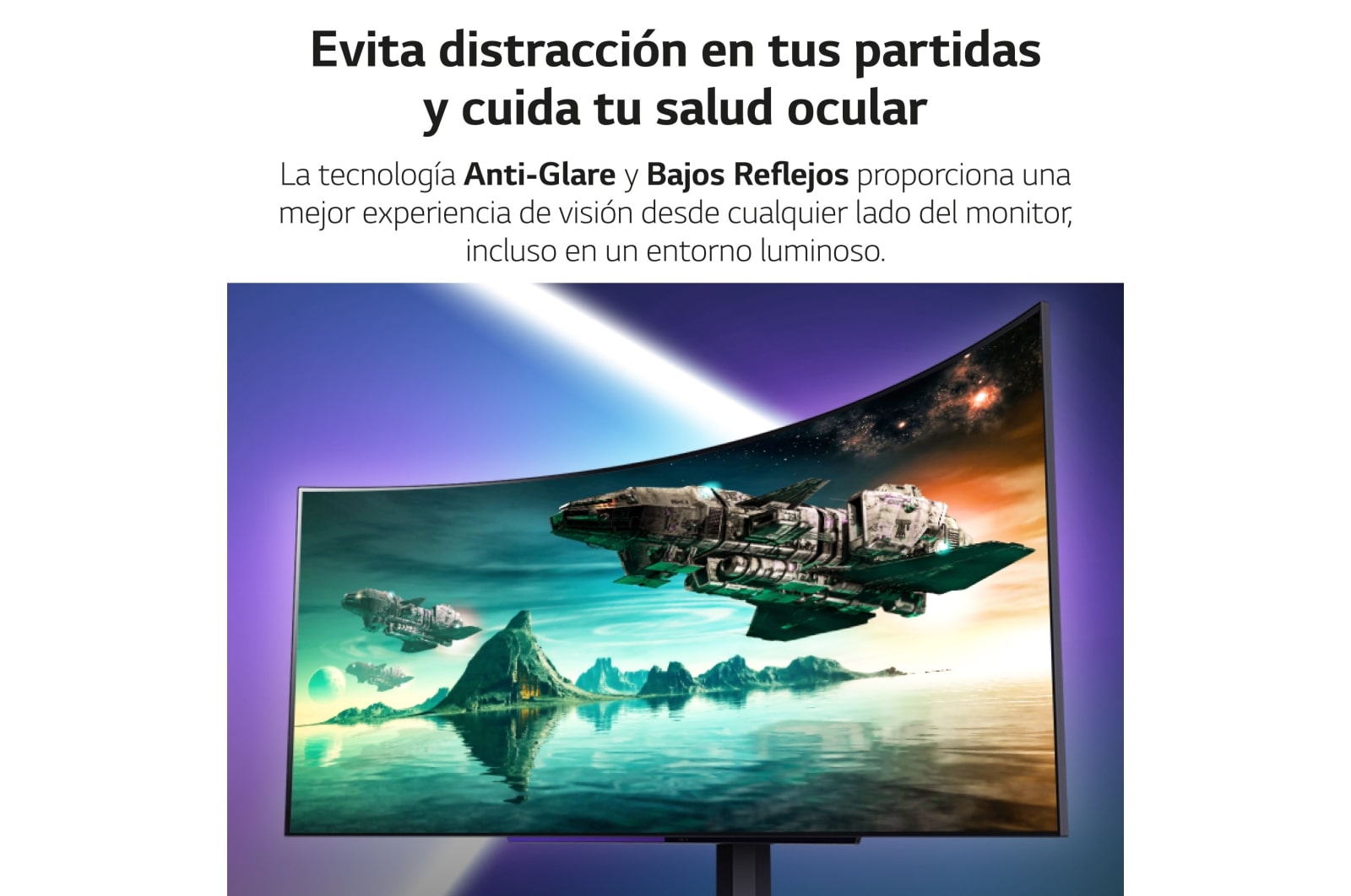 LG UltraGear? de 45 pulgadas Monitor Gaming Curvo OLED WQHD de 240Hz | 0.03ms tiempo de respuesta, Compatible con G-SYNC?, FreeSync? Premium Pro, 45GR95QE-B