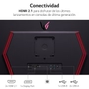 LG UltraGear? de 45 pulgadas Monitor Gaming Curvo OLED WQHD de 240Hz | 0.03ms tiempo de respuesta, Compatible con G-SYNC?, FreeSync? Premium Pro, 45GR95QE-B