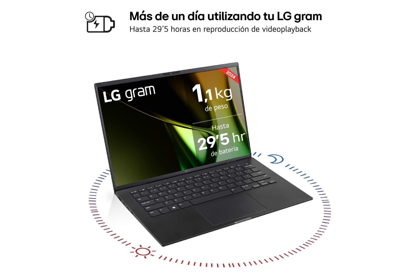 LG Laptop ligero gram de 14 pulgadas con 32GB de RAM Intel? Core? Ultra 7 | Windows 11, pantalla IPS antirreflejos, 14Z90S-G.AD76B