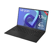 LG gram 15Z90Q Windows 11 Home - Portátil ultraligero de 39,6cm (15") FHD 16:9 IPS (1,1kg, autonomía 13h. Intel EvoTM i7 12a gen., Iris Xe,  16GB RAM, 512GB SSD NVMe) Negro - Teclado Espa?ol, 15Z90Q-GAA75B