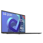 LG gram 15Z90Q Windows 11 Home - Portátil ultraligero de 39,6cm (15") FHD 16:9 IPS (1,1kg, autonomía 13h. Intel EvoTM i7 12a gen., Iris Xe,  16GB RAM, 512GB SSD NVMe) Negro - Teclado Espa?ol, 15Z90Q-GAA75B