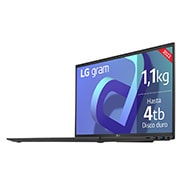 LG gram 15Z90Q Windows 11 Home - Portátil ultraligero de 39,6cm (15") FHD 16:9 IPS (1,1kg, autonomía 13h. Intel EvoTM i7 12a gen., Iris Xe,  16GB RAM, 512GB SSD NVMe) Negro - Teclado Espa?ol, 15Z90Q-GAA75B