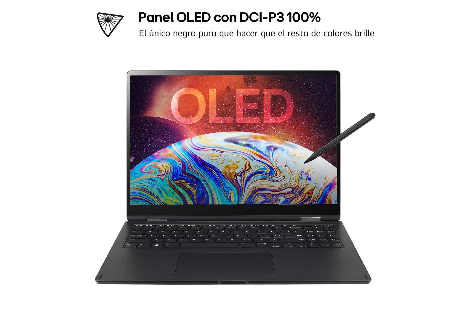 LG gram Pro 2 en 1 de 16 pulgadas Laptop OLED Ligero con Pantalla táctil y 16GB RAM Intel? Core? Ultra 7 | Windows 11, 512GB SSD, 16T90SP-K.AA75B