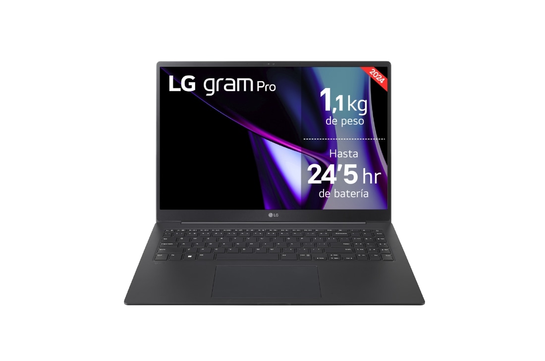 LG gram Pro de 16 pulgadas Laptop Ligero de 32GB RAM Intel? Core? Ultra 7 | Windows 11, Pantalla IPS Antirreflejo, 16Z90SP-G.AD75B