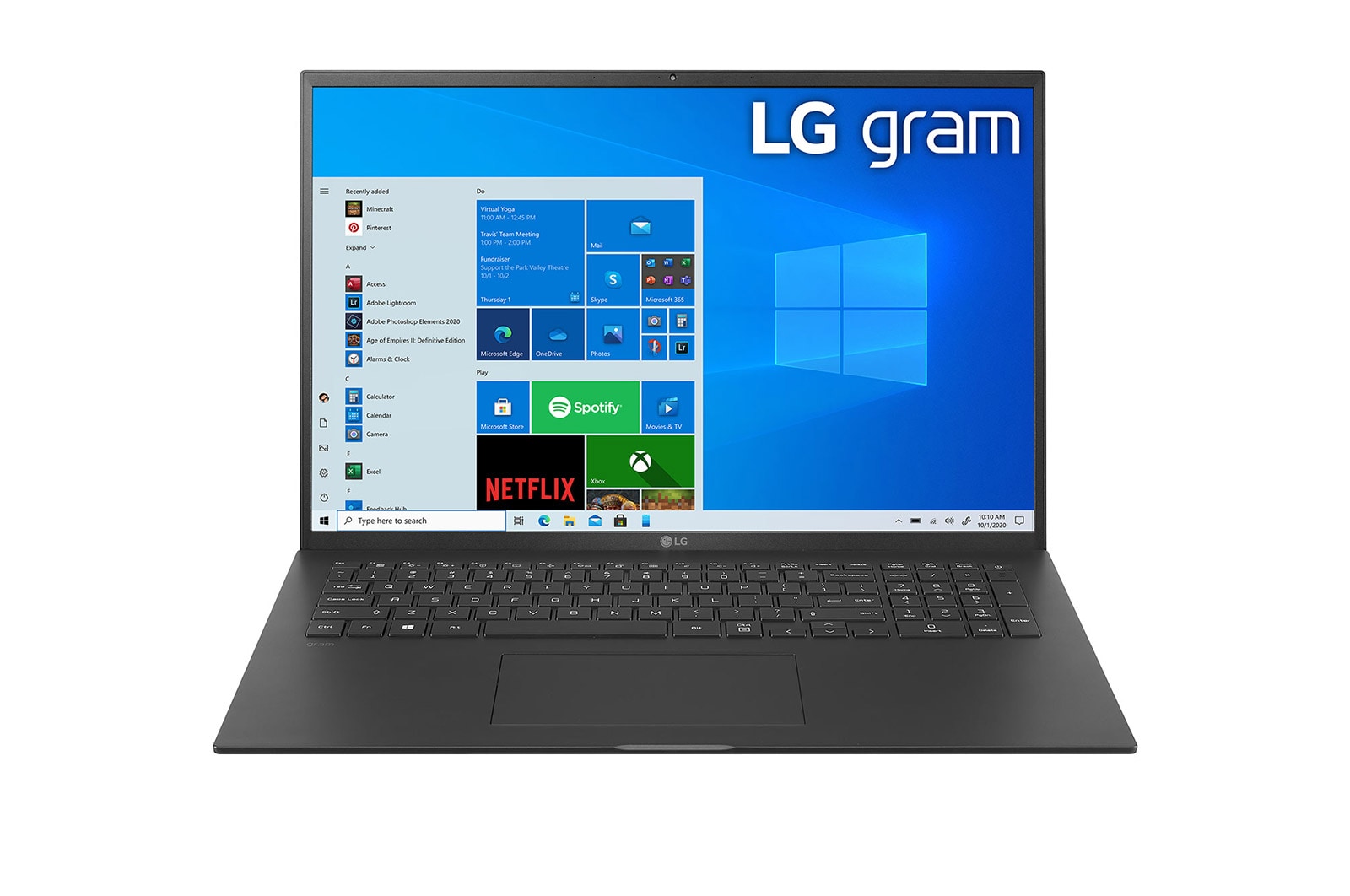 LG gram 17Z90P Windows 10 Home - Portátil ultraligero de 43,2cm (17") WQXGA 16:10 IPS (1,3 Kg, autonomía 15h, Intel EvoTM i7 11a gen., Iris Xe,  16GB RAM, 512GB SSD NVMe) Negro - Teclado Espa?ol, 17Z90P-G-AA78B