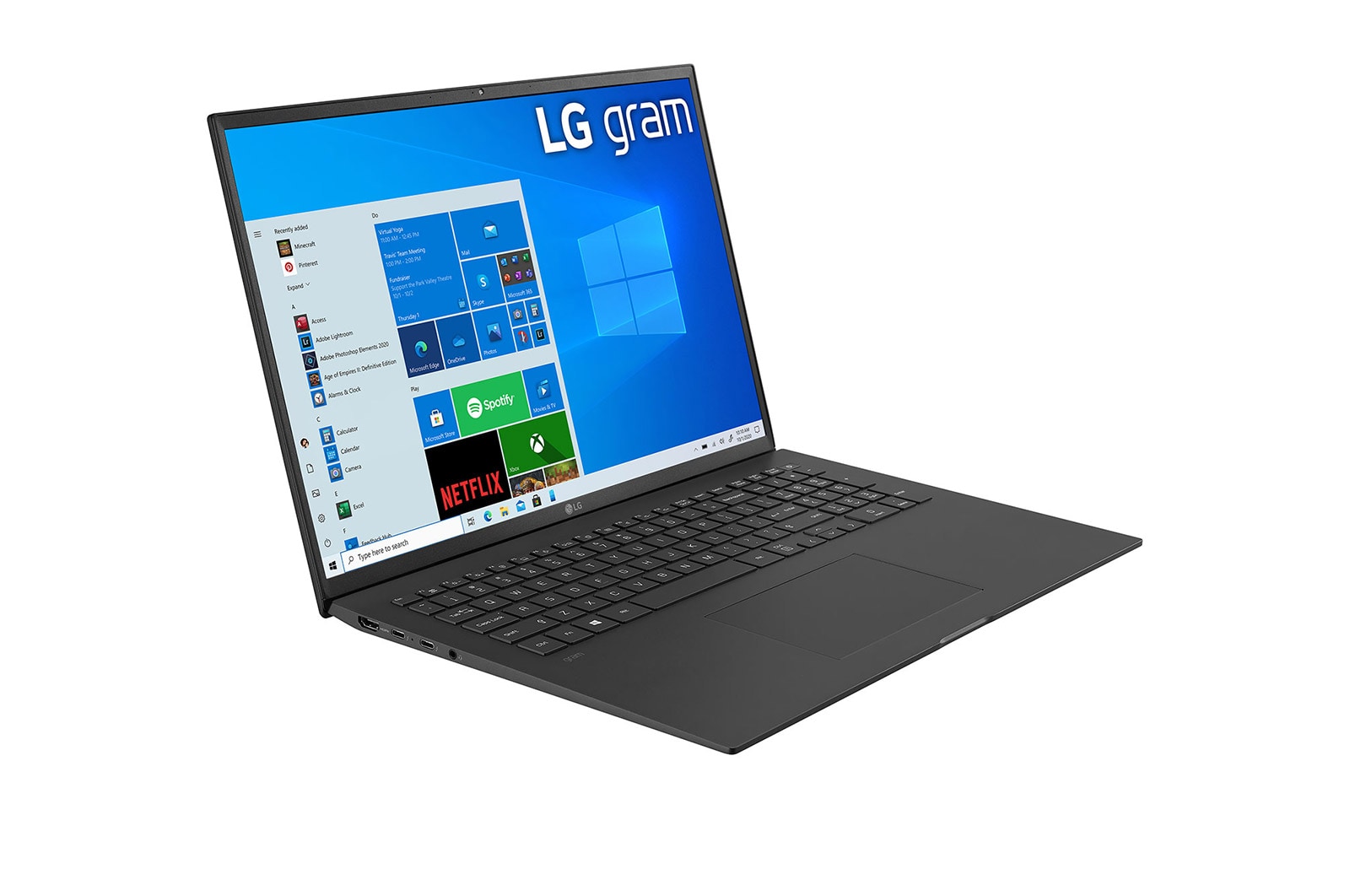 LG gram 17Z90P Windows 10 Home - Portátil ultraligero de 43,2cm (17") WQXGA 16:10 IPS (1,3 Kg, autonomía 15h, Intel EvoTM i7 11a gen., Iris Xe,  16GB RAM, 512GB SSD NVMe) Negro - Teclado Espa?ol, 17Z90P-G-AA78B