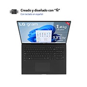 LG gram 17Z90R/ Windows 11 Home/  i7/ 32GB/ 1TB SSD/ RTX 3050/ 1,45Kg/ 20,5h, 17Z90R-E.AD78B