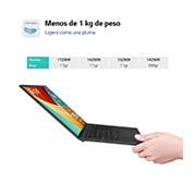 LG gram 17Z90R/ Windows 11 Home/  i7/ 32GB/ 1TB SSD/ RTX 3050/ 1,45Kg/ 20,5h, 17Z90R-E.AD78B