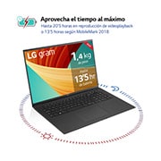 LG gram 17Z90R/ Windows 11 Home/  i7/ 32GB/ 1TB SSD/ RTX 3050/ 1,45Kg/ 20,5h, 17Z90R-E.AD78B