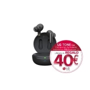 LG Auriculares True Wireless Bluetooth 5.2 con cancelación de ruido y autolimpieza, TONE-FP8