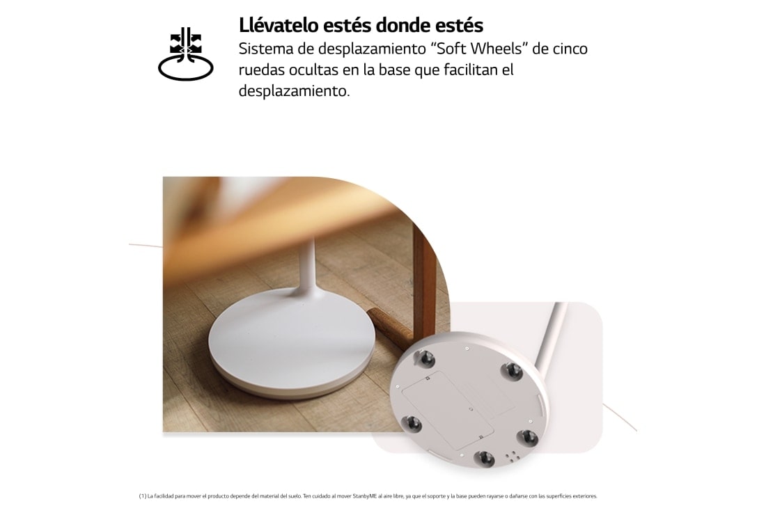 LG  LG StanbyMe el único Smart TV portátil y táctil que te acompa?a estés donde estés., 27ART10AKPL