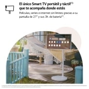 LG  LG StanbyMe el único Smart TV portátil y táctil que te acompa?a estés donde estés., 27ART10AKPL