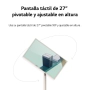 LG  LG StanbyMe el único Smart TV portátil y táctil que te acompa?a estés donde estés., 27ART10AKPL