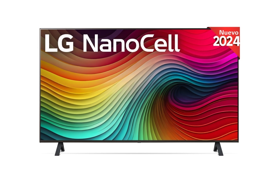LG 43 pulgadas TV LG NANOCELL 4K serie AI NANO82  con Smart TV WebOS24, 43NANO82T6B
