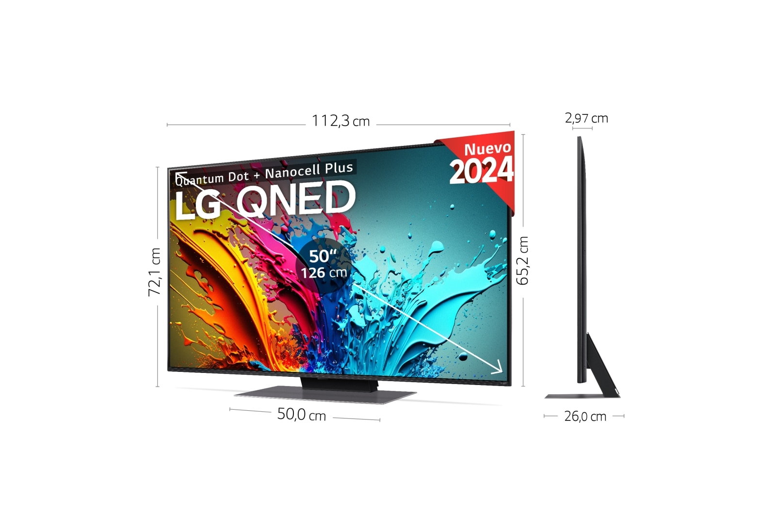 LG 50 pulgadas Smart TV LG AI QNED87 4K?2024, 50QNED87T6B