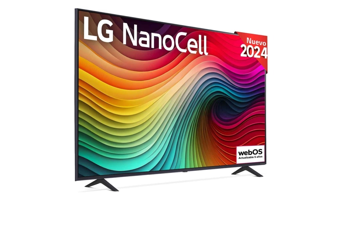 LG 55 pulgadas TV LG NANOCELL 4K serie AI NANO81  con Smart TV WebOS24, 55NANO81T6A