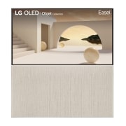 LG Televisor LG  4K OLED evo EASEL, Procesador Inteligente de Máxima Potencia 4K a9 Gen 5 con IA, compatible con el 100% de formatos HDR, HDR Dolby Vision y Dolby Atmos.  Smart TV webOS22. Exclusivo y elegante dise?o en caballete., 65ART90E6QA