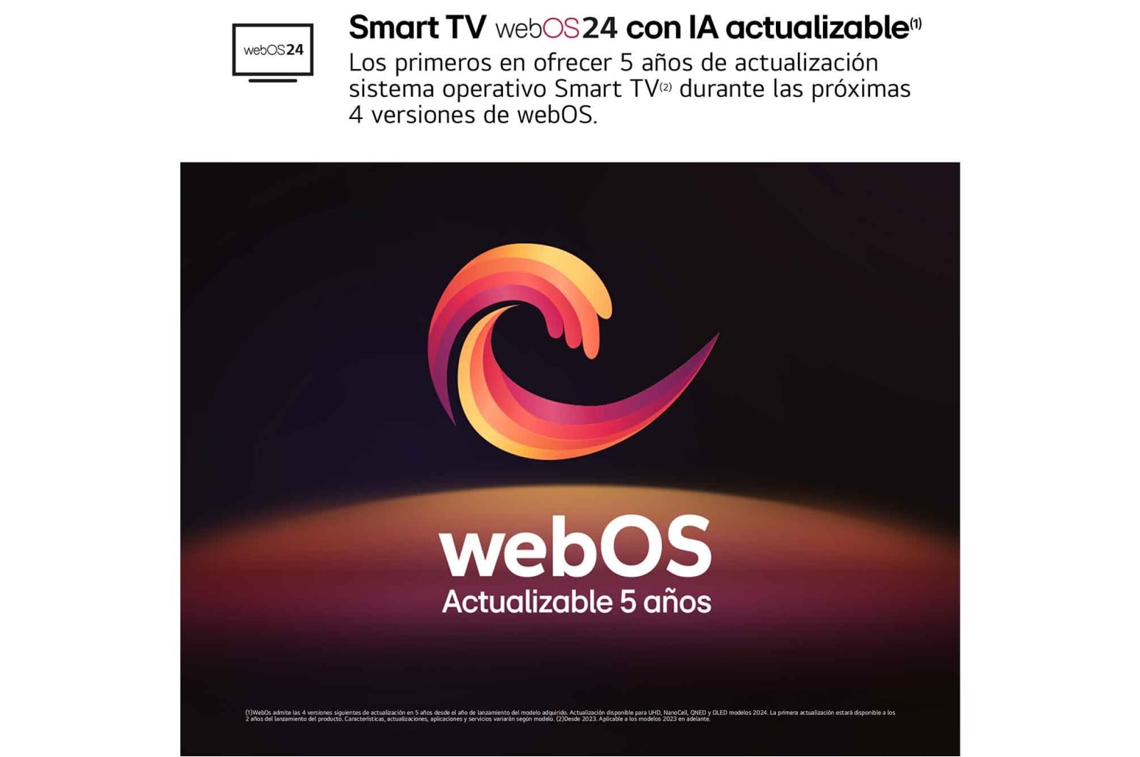 LG 65 pulgadas TV LG NANOCELL 4K serie AI NANO81  con Smart TV WebOS24, 65NANO81T6A