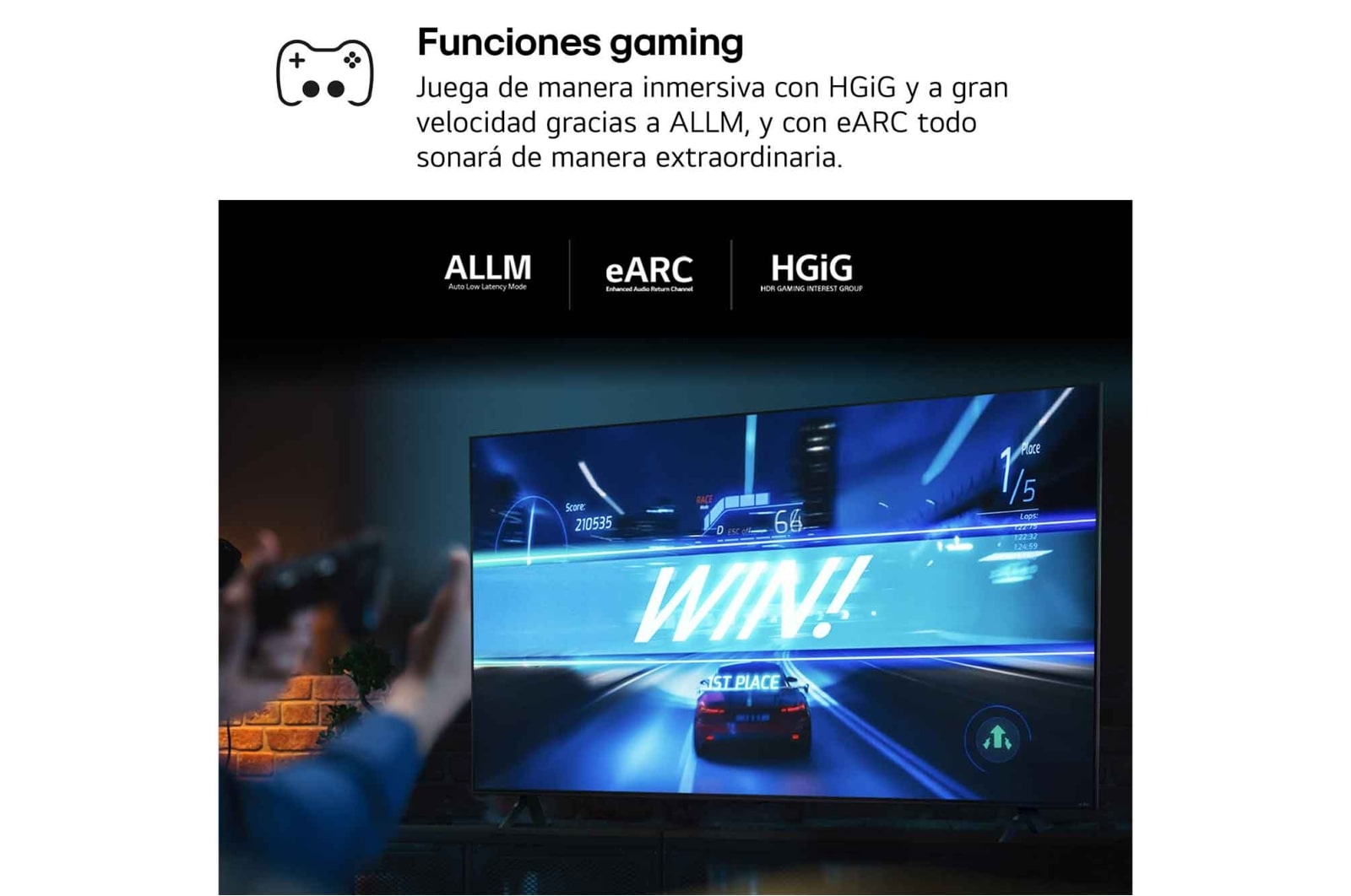 LG 65 pulgadas TV LG NANOCELL 4K serie AI NANO81  con Smart TV WebOS24, 65NANO81T6A