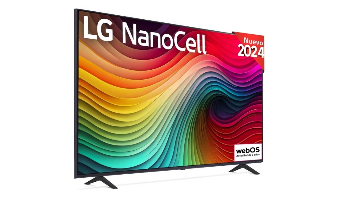 LG 65 pulgadas TV LG NANOCELL 4K serie AI NANO81  con Smart TV WebOS24, 65NANO81T6A