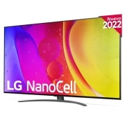 LG Televisor LG 4K Nanocell, Procesador de Gran Potencia 4K a5 Gen 5, compatible con formatos HDR 10, HLG y HGiG, Smart TV webOS22, 75NANO816QA