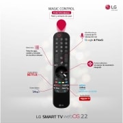 LG Televisor LG 4K Nanocell, Procesador de Gran Potencia 4K a5 Gen 5, compatible con formatos HDR 10, HLG y HGiG, Smart TV webOS22, 75NANO816QA