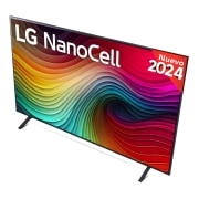 LG 75 pulgadas TV LG NANOCELL 4K serie AI NANO81  con Smart TV WebOS24, 75NANO81T6A